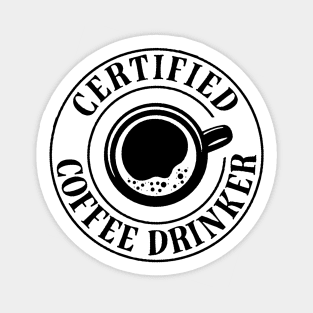 Certified Coffee Drinker Sticker